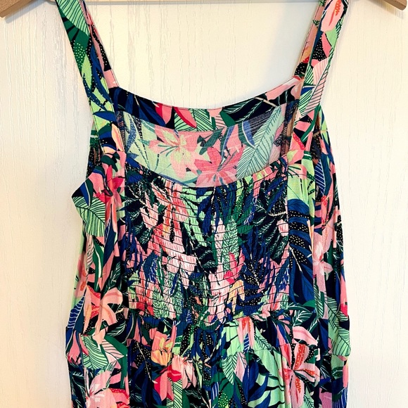 Loft Tropical Print Junpsuit - Picture 5 of 7